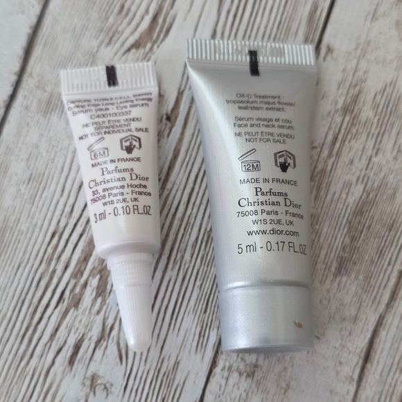 Women's Dior Capture Totale Serum & Eye Serum Samples - Picture 2 of 2
